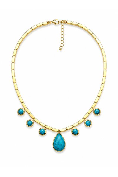 CHARMLUCKY Turkuaz Bead Necklace