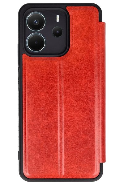 New Face Aconcept Redmi Note 14 4g Case Flip Cover (114458) - Red