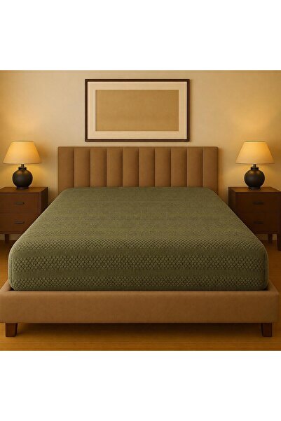 ANİSAHOME Elastic Bed Sheet Jagarli 200X200+30Cm (Battal Size)