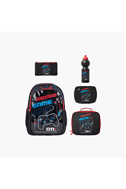 Royal Falcon Gaming Controller 5-Piece School Backpack Set for Boys 5-8 Years...