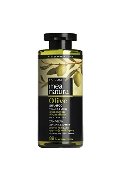 FARCOM MEA NATURA OLIVE ΣΑΜΠΟΥΑΝ 300ml - (ΓΙΑ ΟΛΟΥΣ ΤΟΥΣ ΤΥΠΟΥΣ ΜΑΛΛΙΩΝ)