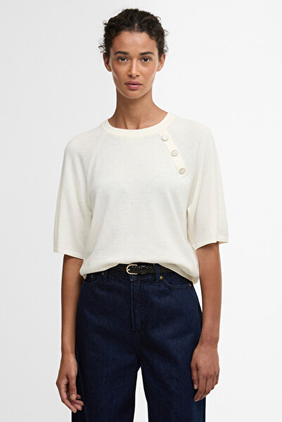 Barbour Camille Knitted Triko Kazak WH71 Cloud