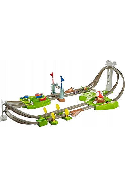 HOT WHEELS HFY15 - Set de pistă Mario Kart Mario Circuit Deluxe