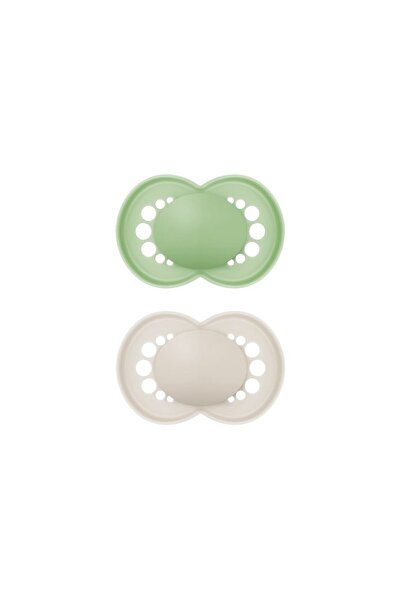 MAM baby Set de tetine din silicon, 16+, culoare uni mată, cu cutie de steril...