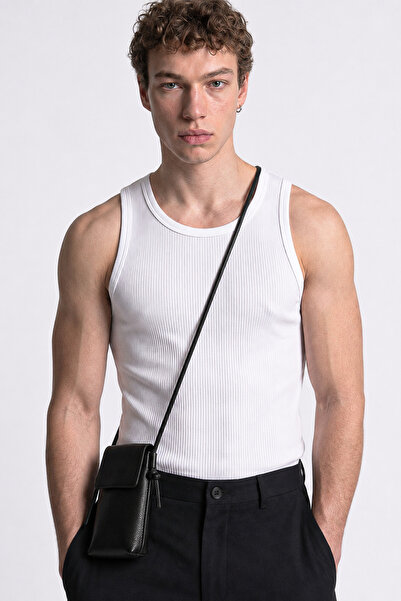 Wes Beyaz Premium Tank Top Atlet