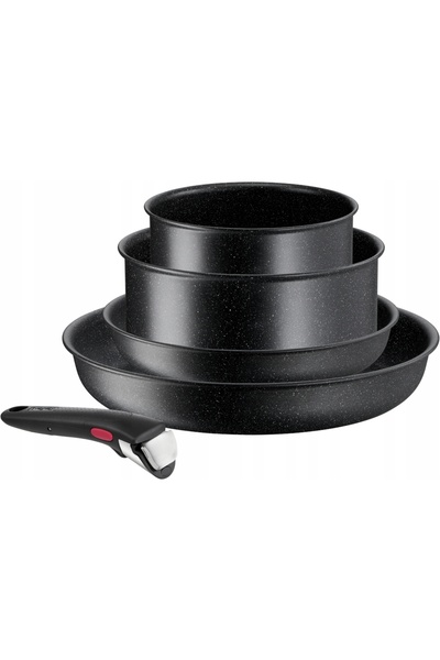 Tefalle Set de vase Tefal Ingenio Black Stone L3998953, 5 piese