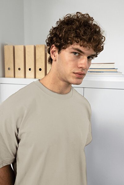Hiccup GIESTO Tricou Bărbătesc Simplu Din Bumbac, Cu Guler Rotund
