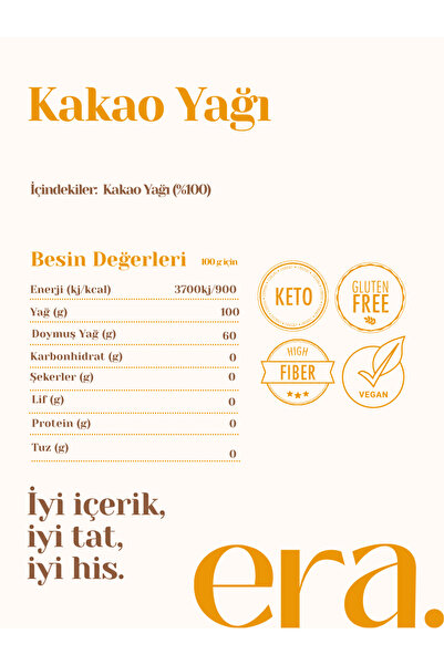 Era Gurme Kakao Yağı 200g