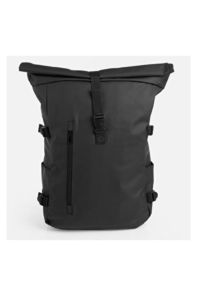 OEM Rucsac bărbați din piele artificială, negru, 35x25x54cm – spațios pentru ...