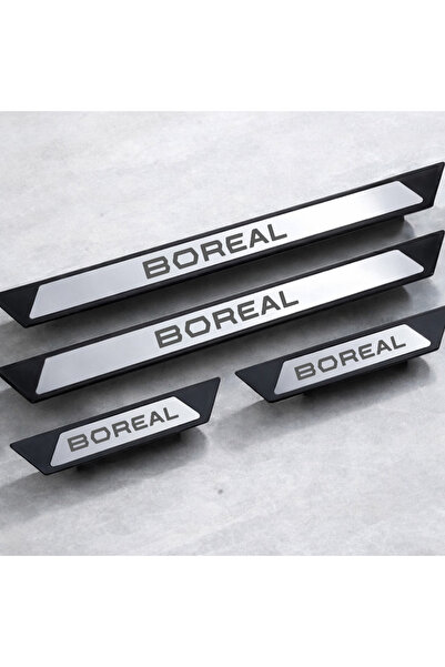 CarEste Renault Boreal Style ABS Krom Kapı Eşiği Koruyucu 4 Parça Araca Özel
