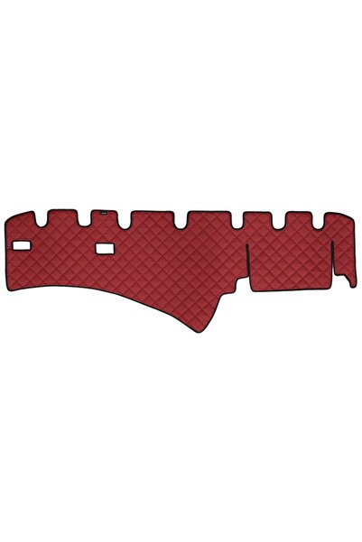 F-CORE Covoras de Bord Rosu Piele Matlasată Eko -leather Q Scania R I R Ii 03...