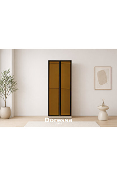 Doressa Living Marle 2 Kapılı Reflekte Camlı Askılıklı Gardırop