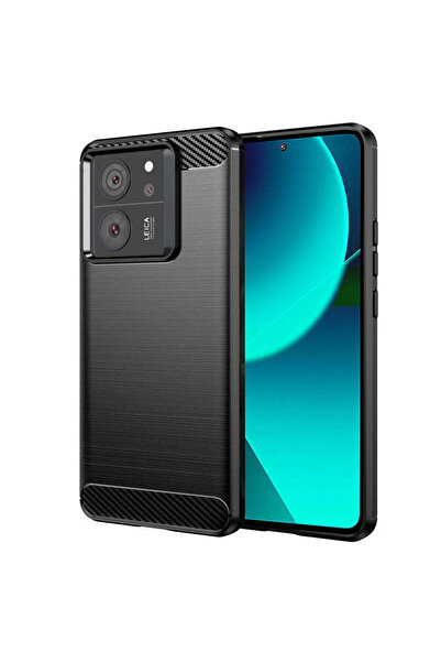 Techsuit Husă pentru Xiaomi 13T, Silicon Carbon, albastru - negru