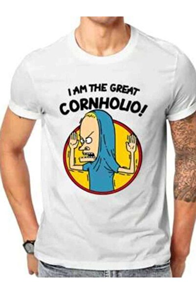 LİNA06 تيشيرتات مطبوعة برسومات كرتونية من Beavis And Butthead للرجال، تيشيرتا...