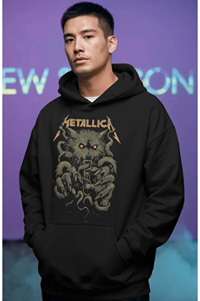 SEVBANO Metallica Rock Metal Music Band Front Printed Unisex Oversize Premium...