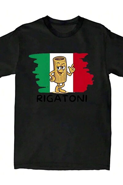 4Car Rigatoni - Lover T Shirt, Made In Italy Foodie Tee, Al Dente Pasta Gift,...