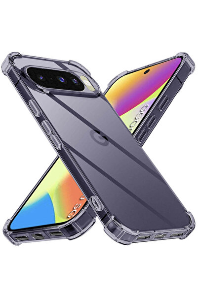 Techsuit Husă pentru Google Pixel 10, din silicon transparent, rezistentă la ...