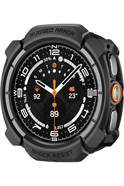 Spigen Rugged Armor Samsung Galaxy Watch Ultra 2 Case Cover (2026) 47mm Scrat...