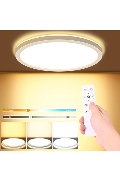 Dotail Plafonieră LED, 360 °   senzor de mișcare radar, lumină reglabilă, 18W...