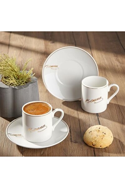 Yıldızan Albemo Kemal Atatürk Signed 2-Piece Porcelain Turkish Coffee Cup Set...