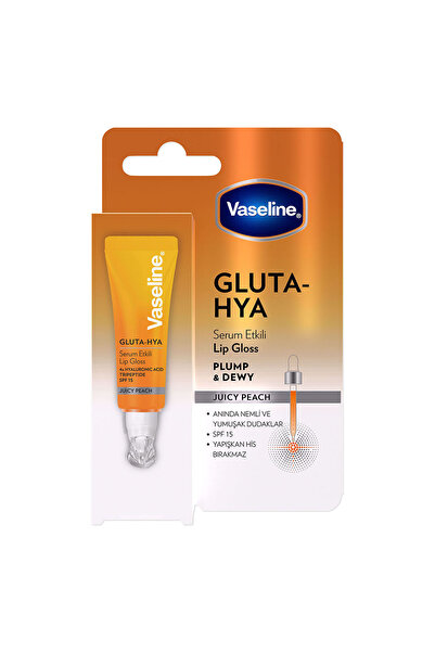 Vaseline Gluta Hya Serum Etkili Lip Gloss Juicy Peach 10 ml