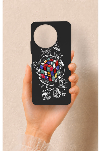 Vip Case حافظة سيليكون بنمط مكعب روبيك متوافقة مع هاتف Realme 11
