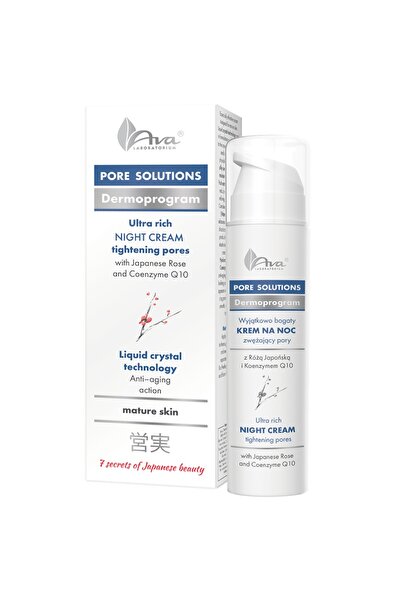 Ava Laboratorium Pore Solutions - Ultra rich night cream - Crema de noapte hi...