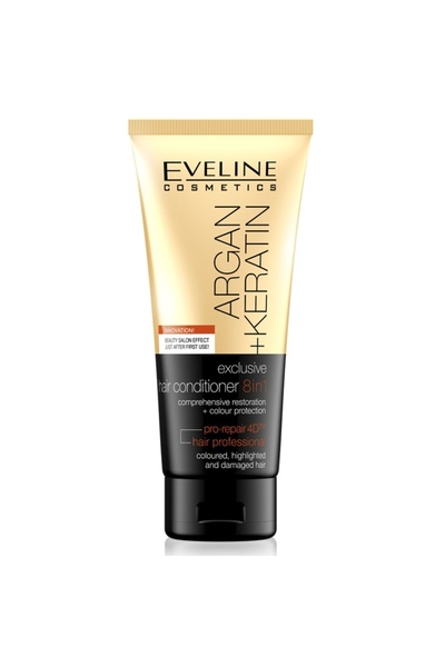 Eveline Balsam de par 8 in 1 ARGAN + KERATIN - 200 ml