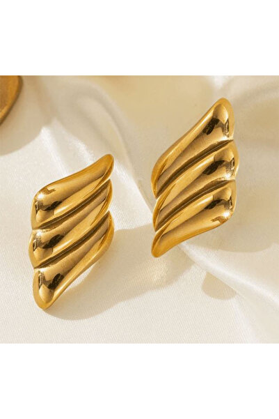 Estelia Cercei Aurii Tip Aripi „Aeria” – Design Elegant, Efect Statement, Sti...