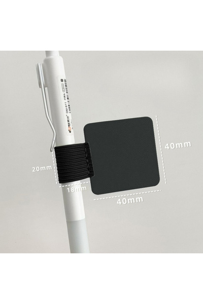 Choice5 Black 1/5Pack Elastic Pen Loop Holder for Notebooks Journals Planners...