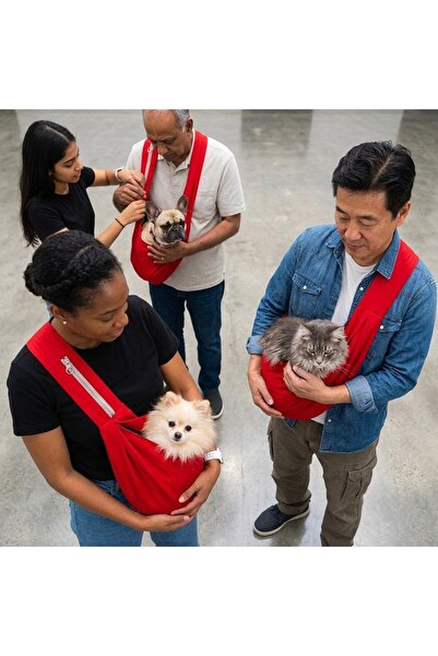 Lady Fify Crossbody (Pet Sling) Carrying/Travel Bag for Cat and Dog