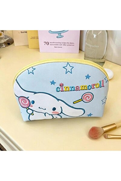 choice2 MINISO Cinnamoroll Cotton Sanrio Makeup Bag Large Capacity Portable T...