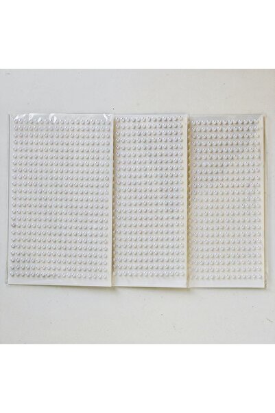Choice1 3 Sheets 78 Pieces of 3-Dimensional Pearl Chain Diamond Stickers in O...