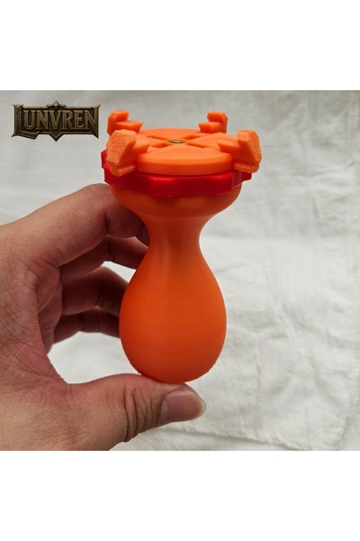 Choice3 Red orange 40k, D&D Painting Handle - Ergonomic Grip, Compatible with...