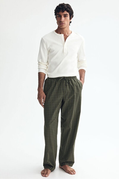 H&M Poplin Pantolon Relaxed Fit