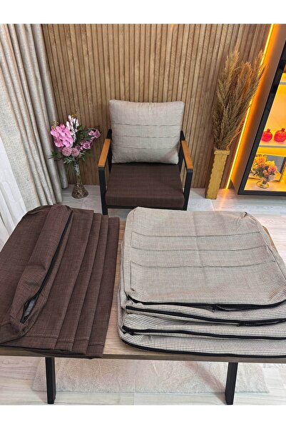HouseART 8 ADET ,MİNDER KILIFI , Bahçe Minderi Kılıfı , Balkon Minderi KILIFI...