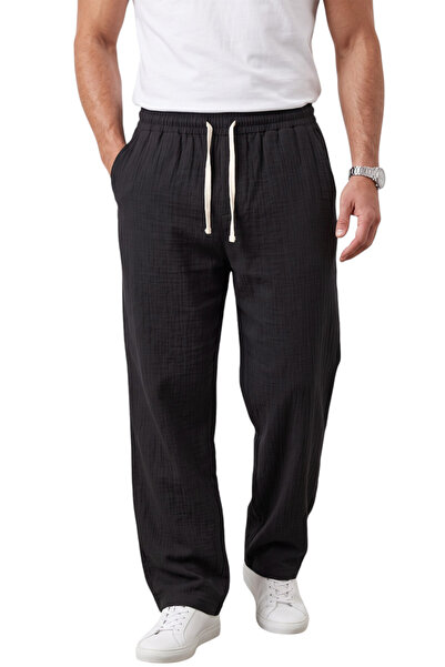 DeepSEA Pantaloni - Negru - Talie Elastic talie