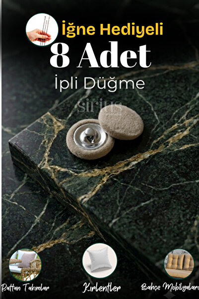 Minder,Kırlent,Rattan, Koltuk Düğmesi