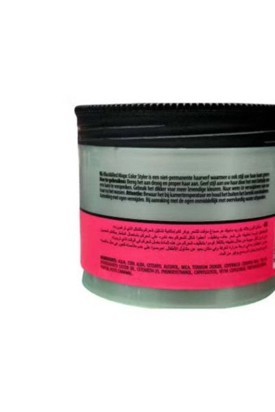 Black Red Magic Hair Styling and Coloring Cream, Temporary Pink Color, Instant Hold and Style, 100 ml
