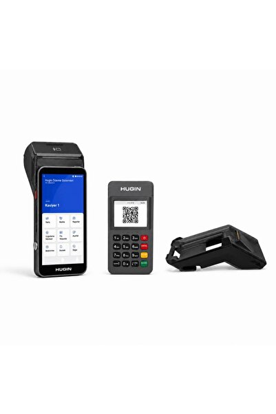 HUGIN S1 Android Yazarkasa POS, Temassız Pinpad ve e-Dock Seti
