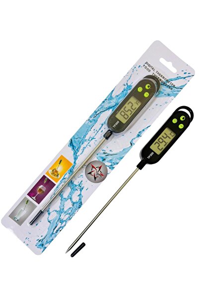 Generic Food Thermometer Black 1Pcs LUCKY STARZZZ DigitalMeatThermometer,Upgr...