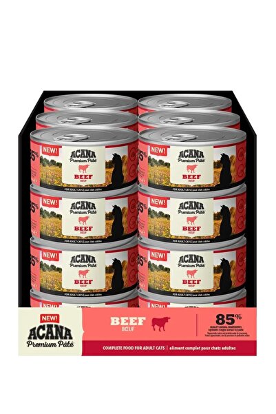 Acana Acanac Cardboard Box of Beef Wet Food for Cats 85 g