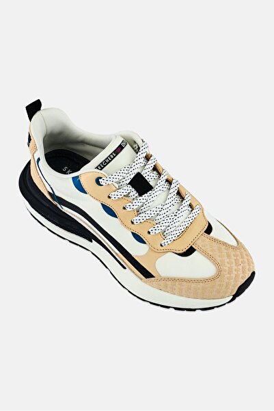 SKECHERS أحذية نسائية خارجية محايدة اللون برباط، متعددة الألوان