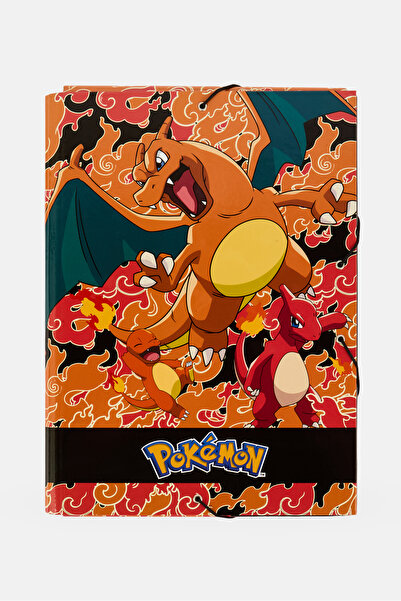 Pokemon A4 Sheet 3-Flaps Binder File, Multicolor