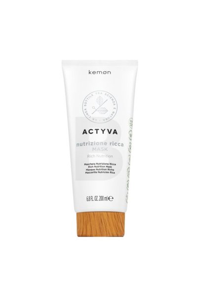Kemon Actyva Nutrizione Rich Mask – mască nutritivă pentru păr foarte uscat, ...