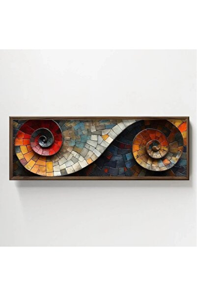 OEM Tablou decorativ înrămat Wallxpert din MDF, 120x40x3.5 cm, imprimare UV, ...