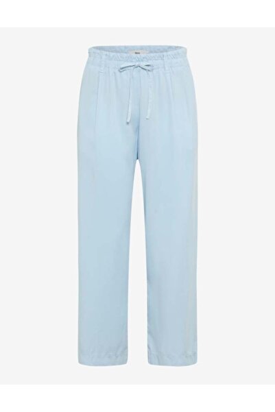 Brax Pantaloni culotte de damă din lyocell MAINE S albastru