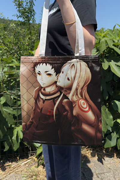 ZipZap Deadman Wonderland V3 Summer Winter Double Sided Canvas Print Tote Bag...