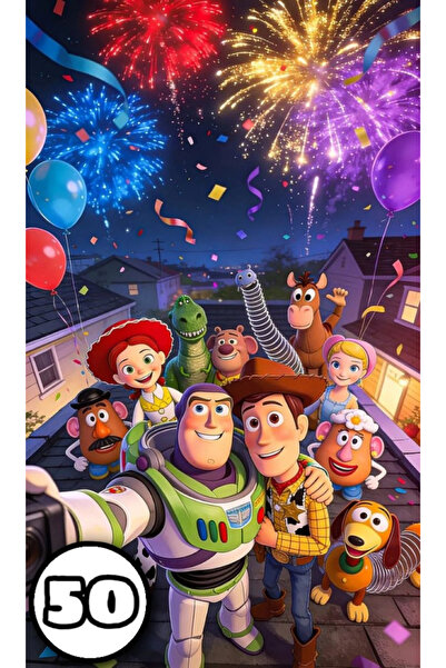 Disney Βιβλίο ζωγραφικής, 50 εικονογραφήσεις Toy Story, Α4