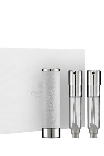 Travalo Atomizor de parfum reîncărcabil Walzer 3 x 5 ml Alb